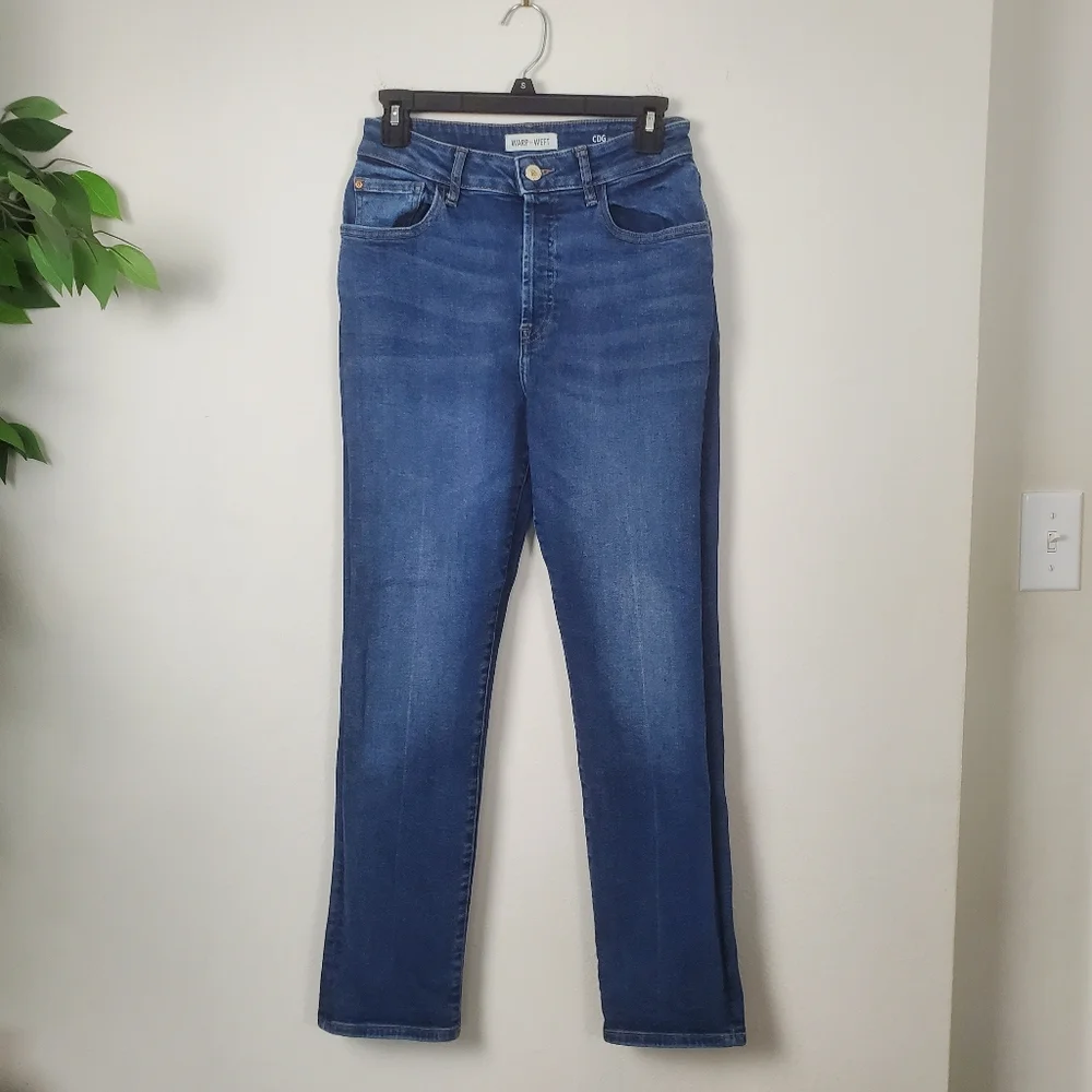 Warp + Weft CDG Paris High Rise Straight Jeans Size 6/28 - Picture 2 of 13